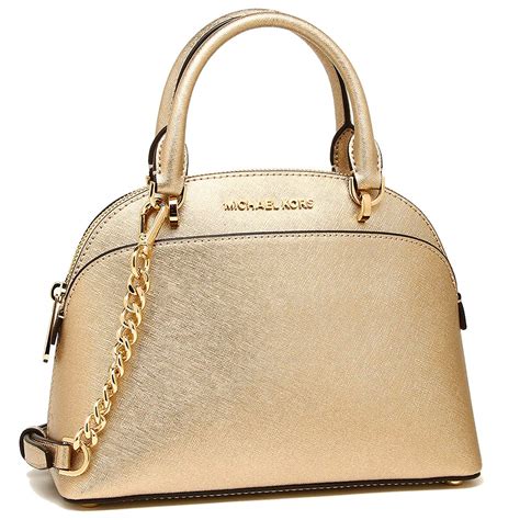 michael kors white and gold bag|michael kors gold leather handbags.